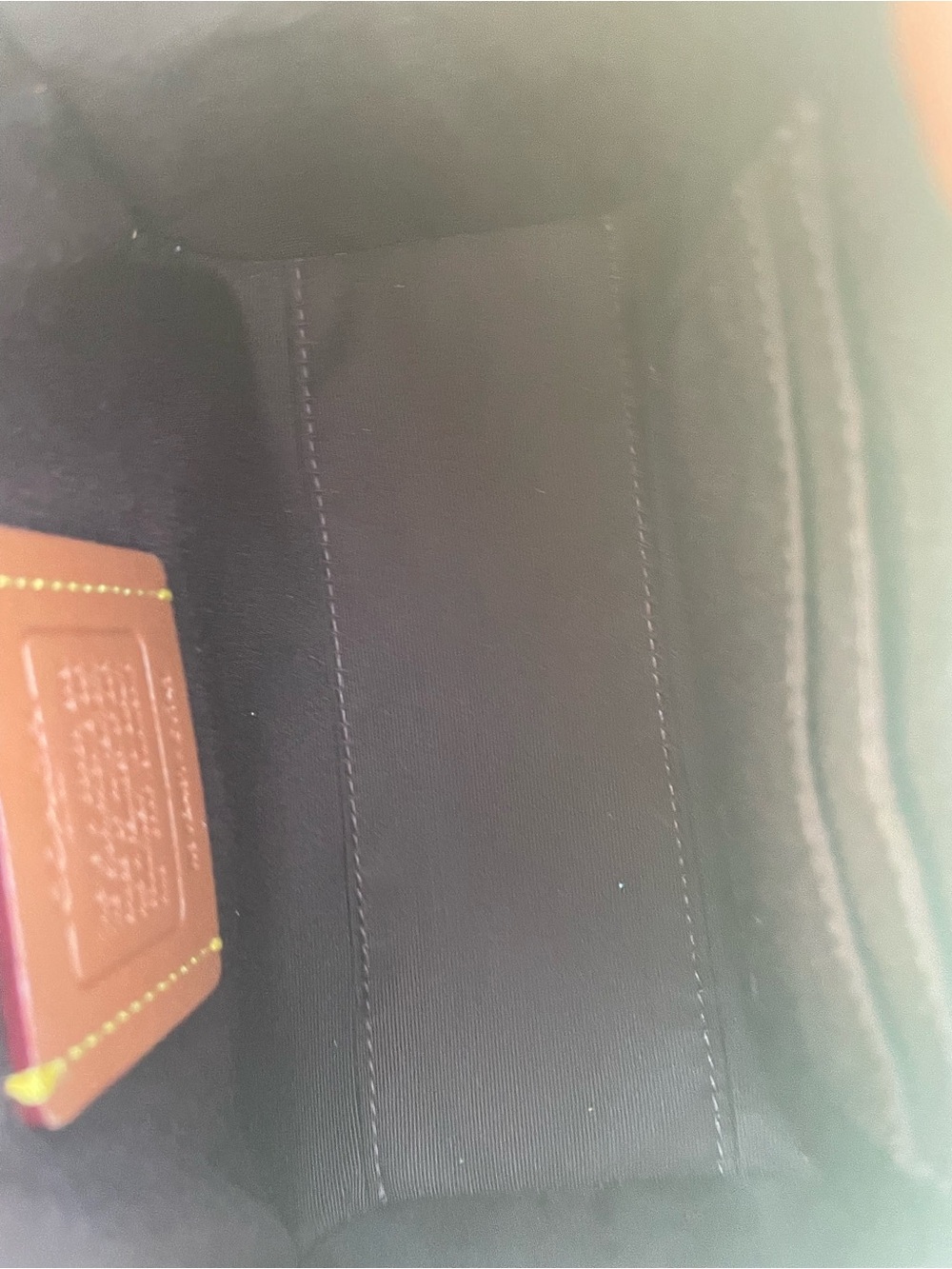 Coach Black Quilted Signature Mini Rowen with Gold Hardware - Picture 9 of 9